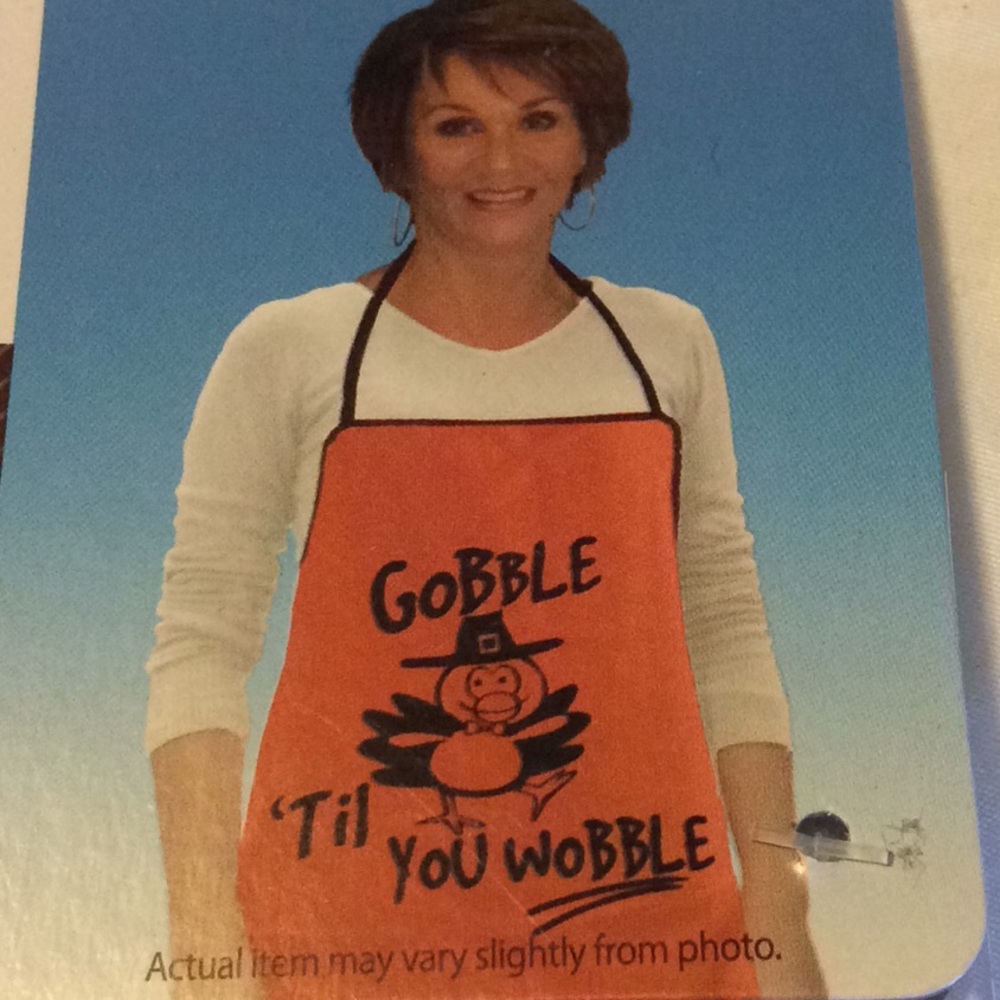 FREE$#@&* Thanksgiving Apron - Picture 1 of 2